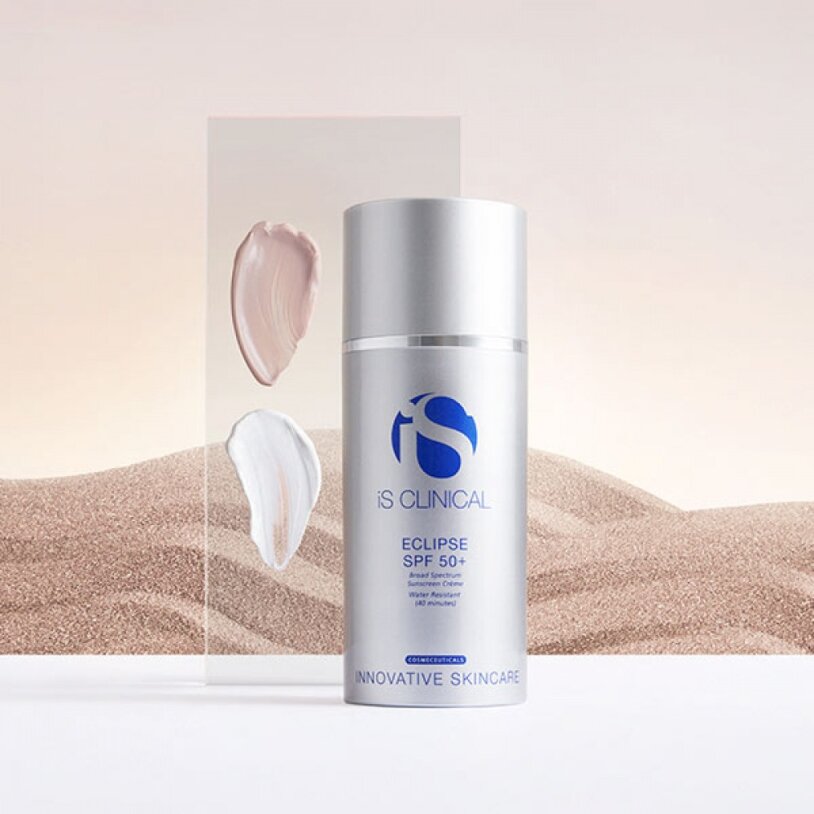 IS CLINICAL ECLIPSE SPF50+ PerfectTint Beige Тонуючий сонцезахистний крем для обличчя, 100гр — Photo 3