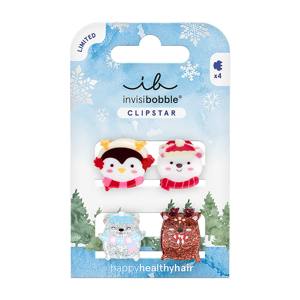 Invisibobble CLIPSTAR KIDS Cozy Snowy Friends Заколка для волосся — Photo 2