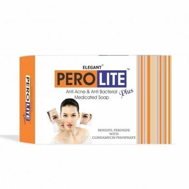 Perolite Soap Plus Benzoyl Peroxide + Clindamyzin Мило від акне, 75гр — Photo 2