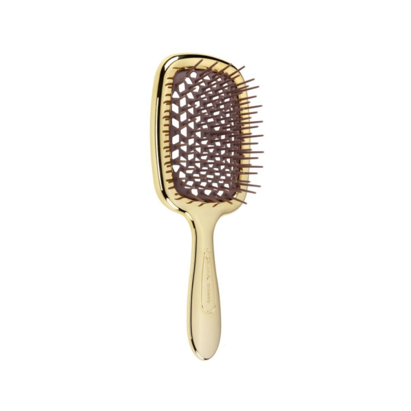 Janeke 1830 Superbrush Lux Italian Щітка для волосся Золота з коричневим — Photo 2