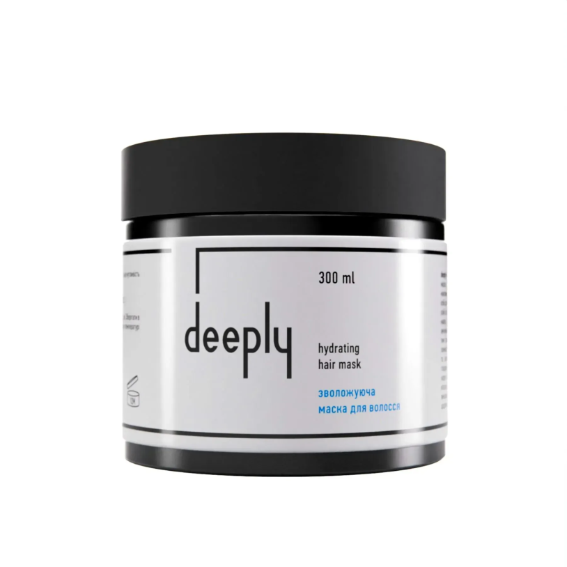 DEEPLY hydrating hair mask Зволожуюча маска, 300мл — Photo 2