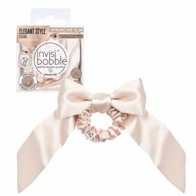 Invisibobble SPRUNCHIE SLIM Ballerina Bow Резинка-браслет для волосся — Photo 2