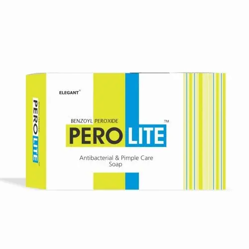 Perolite Benzoyl Peroxide Antibacterial &amp; Pimple Care Soap Мило від акне, 75гр — Photo 2