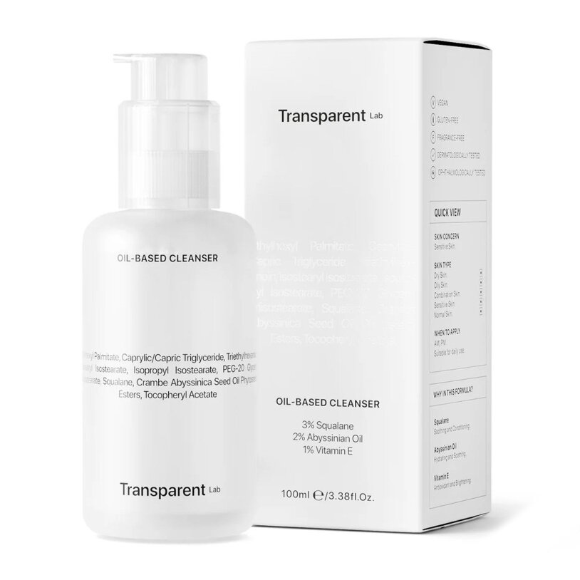 TRANSPARENT- LAB OIL-BASED CLEANSER Засіб для зняття макіяжу на масляній основі, 200мл — Photo 2