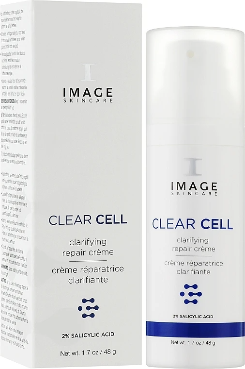 Image Skincare Clear Cell Clarifying Repair Cream Відновлюючий крем-гель для проблемної шкіри, 48гр — Photo 3