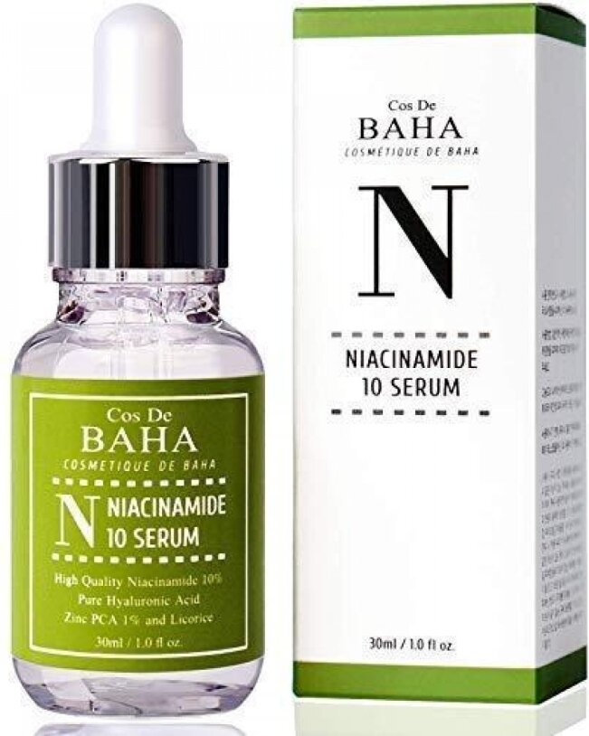 Cos de Baha Serum Niacinamide 10% (N) Сироватка з ніацинамідом, 30мл — Photo 2