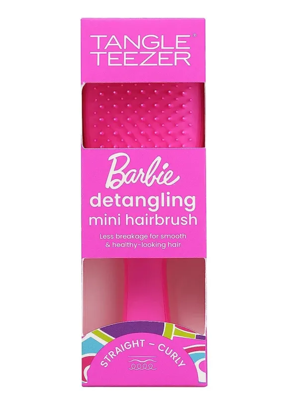 Tangle Teezer &amp; Barbie The Ultimate Detangler Mini Dopamine Pink Щітка для волосся міні Рожева — Photo 2