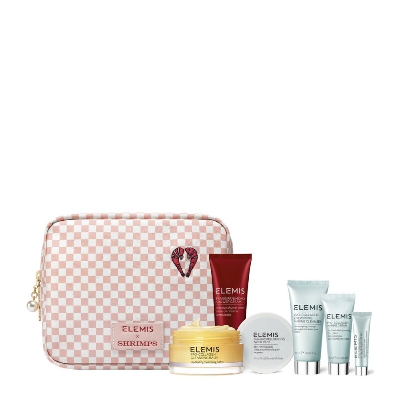 ELEMIS Kit: Shrimps Travel Icons Collection Легендарна колекція бестселерів у дизайнерській Тревел косметичці для Неї — Photo 2