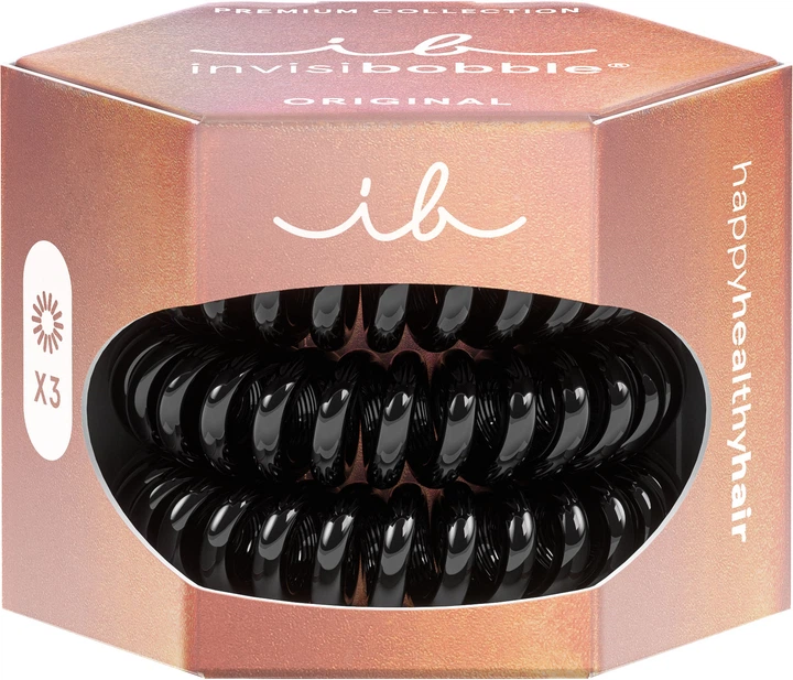 Invisibobble ORIGINAL PREMIUM True Black Резинка-браслет для волосся — Photo 2