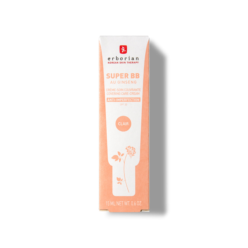 Erborian Super BB cream Clair Тонуючий крем для обличчя, 15мл — Photo 4