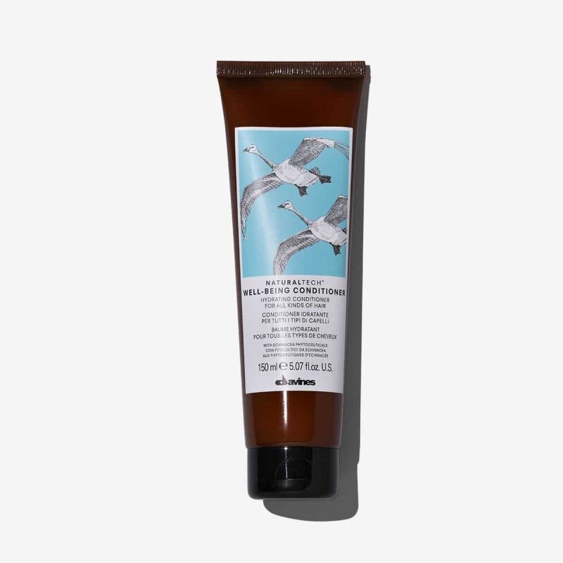 Davines Natural Tech Well-Being Conditioner Зволожувальний кондиціонер для всіх типів волосся, 150мл — Photo 2