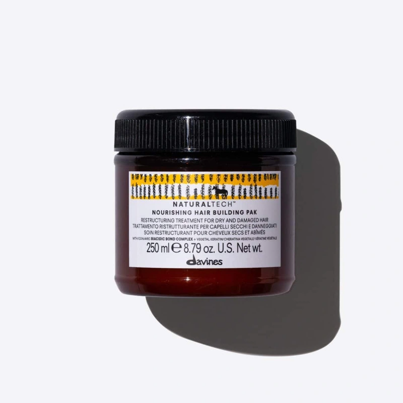 Davines Naturaltech NOURISHING Hair Building Pak Живильний догляд для реструктуризації пошкодженого волосся, 250мл — Photo 2