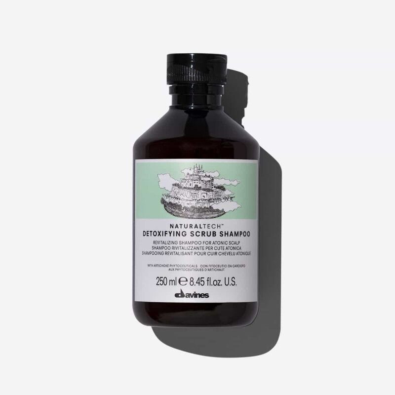 Davines Natural Tech Detoxifying Scrub Shampoo Скраб-шампунь для детоксу атонічної шкіри голови, 250мл — Photo 2