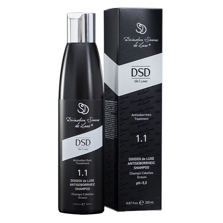 DSD de Luxe 1.1 Dixidox Antiseborrheic Shampoo Антисеборейний шампунь, 200мл — Photo 2