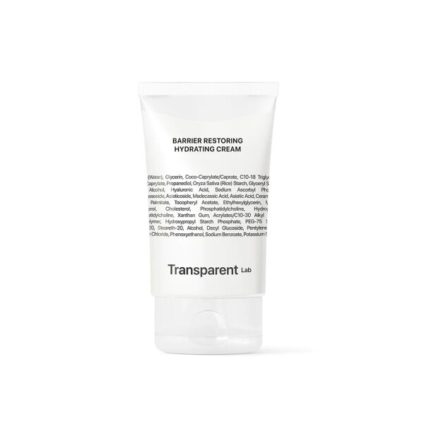 TRANSPARENT- LAB BARRIER RESTORING HYDRATING CREAM Ультразволожуючий крем, 50мл — Photo 2