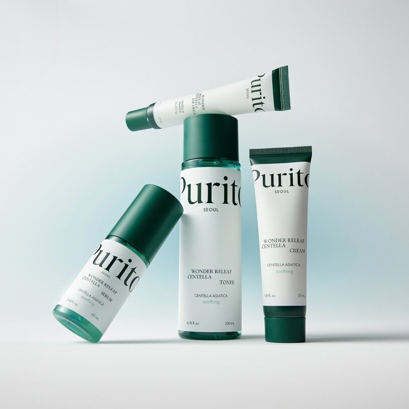 Purito Seoul Wonder Releaf Centella Toner Тонер заспокійливий з центеллою, 200мл — Photo 7