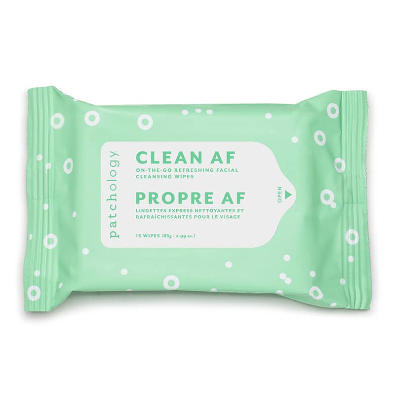 Patchology Очищаючі серветки для демакіяжу Clean AF Facial Cleansing Wipes (1 уп.,60 шт ) — Photo 2