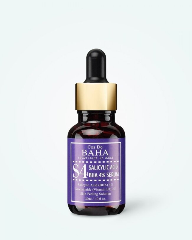 Cos de Baha Serum Salicylic Acid 4% (S4) Сироватка із саліциловою кислотою, 30мл — Photo 3