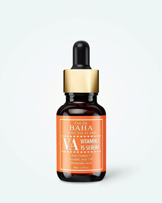 Cos de Baha Serum Vitamin C 15% (VA) Освітлююча сироватка з вітаміном, 30мл — Photo 2