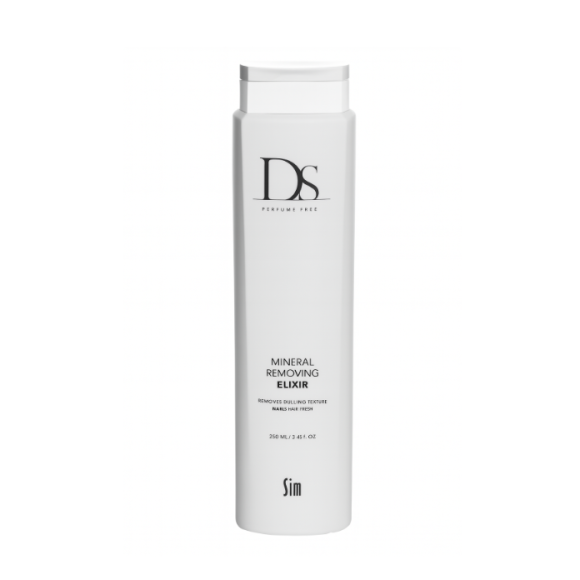 Sim Sensitive DS MINERAL REMOVING ELIXIR Лосьйон -еліксир для очищення волосся від мінералів, 250мл — Photo 2