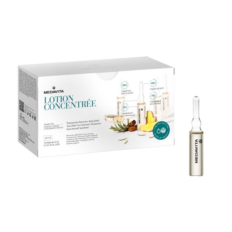 Medavita Lotion Concentrée Інтенсивний лосьйон проти випадіння волосся в ампулах, 13*6 мл — Photo 2
