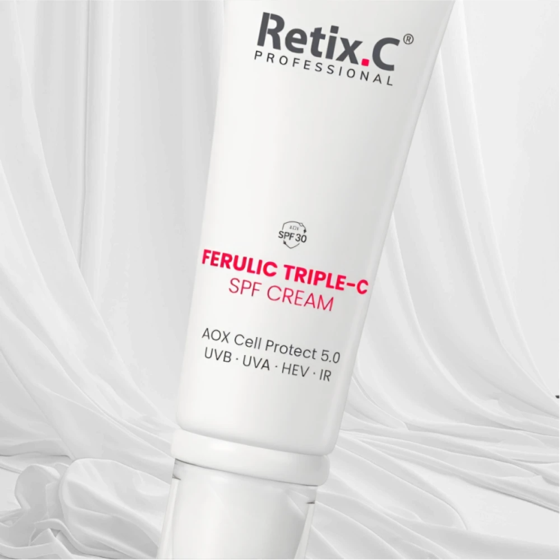 Retix.C Ferulic Triple-C SPF 30 Cream Сонцезахисний крем з вітаміном С, 48мл — Photo 6