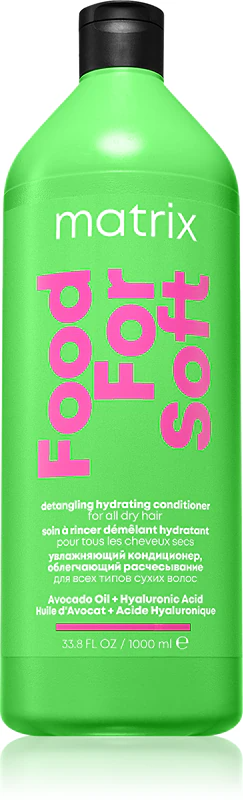 MATRIX FOOD FOR SOFT DETANGLING HYDRATING CONDITIONER Кондиціонер для зволоження та полегшення розчісування волосся, 1000 мл — Photo 2