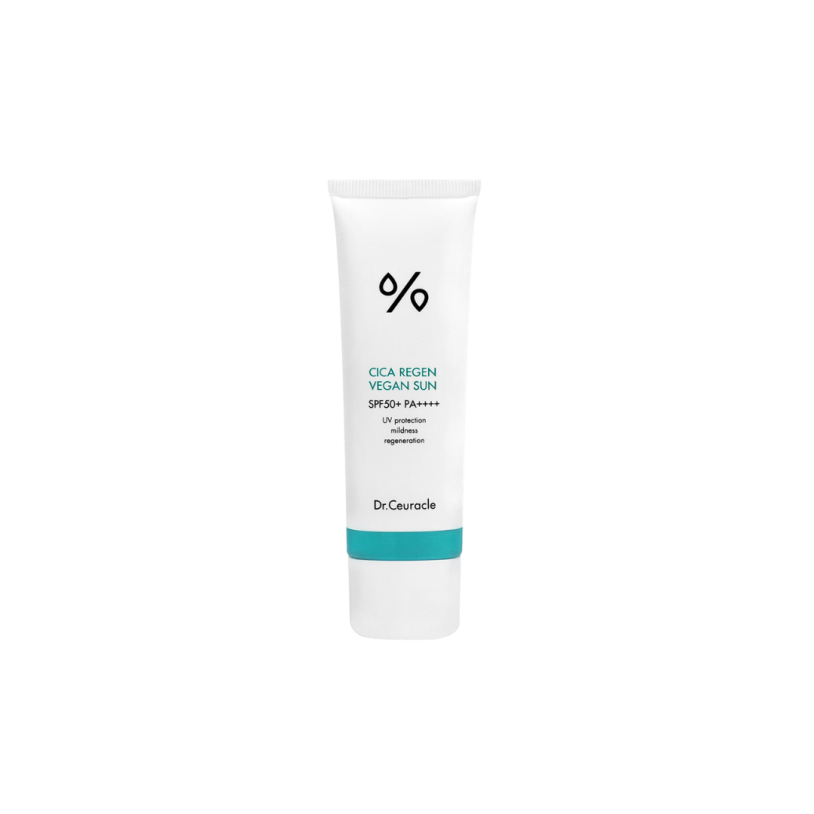 Dr.Ceuracle Cica Regen Vegan Sun SPF50+ /PA++++ Сонцезахисний веганський крем з центелою азіатською, 50мл — Photo 2