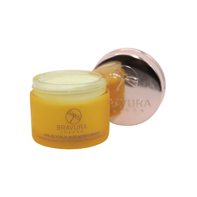 Bravura London Glycolic Acid 10% Night Moisturiser Treatment Нічний крем з гліколевою кислотою, 50мл — Photo 2