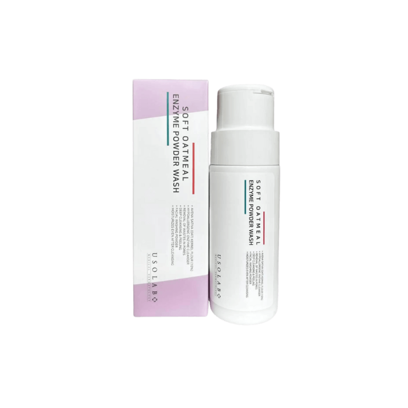 Usolab Soft Oatmeal Enzyme Powder Wash Ензимна пудра, 50гр — Photo 2