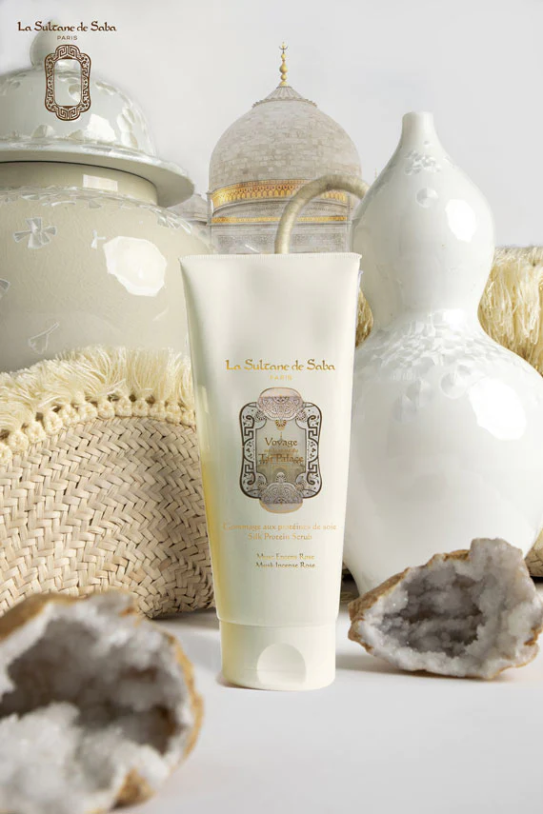La Sultane De Saba Silk Protein Scrub Taj Palace Скраб для тіла шовковий Тадж Палас, 200мл — Photo 3