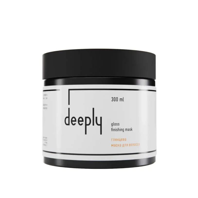 DEEPLY gloss finishing mask Глянцева маска для волосся, 300мл — Photo 2