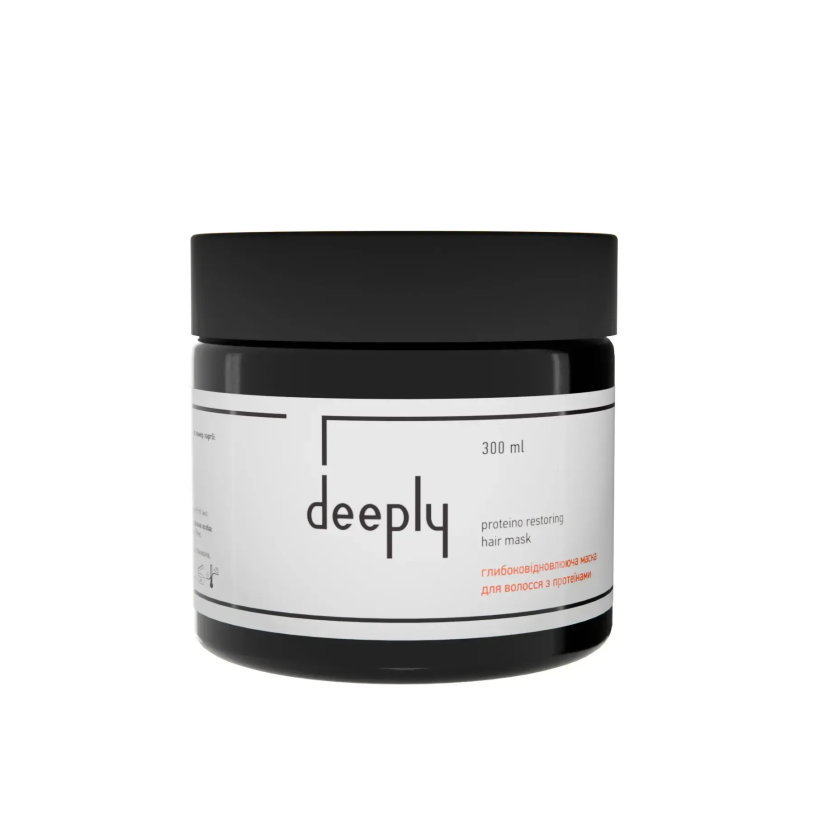 DEEPLY protein restoring hair mask Глибоковідновлююча маска для волосся з протеїнами, 300мл — Photo 2