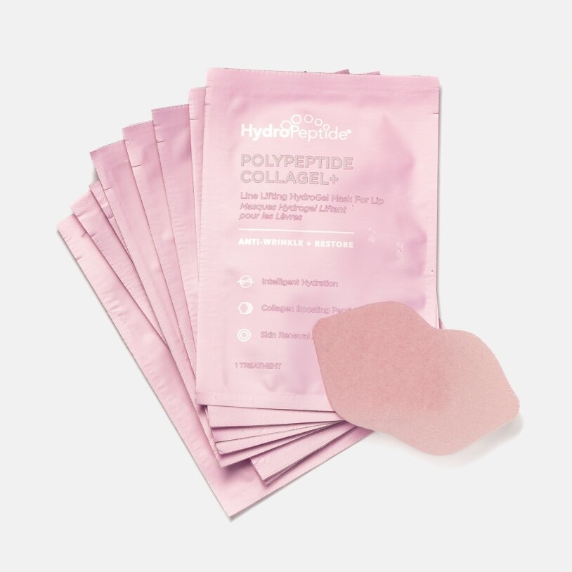 HydroPeptide PolyPeptide Collagel+ Lip Mask Гідрогелева ліфтинг-маска для губ — Photo 3