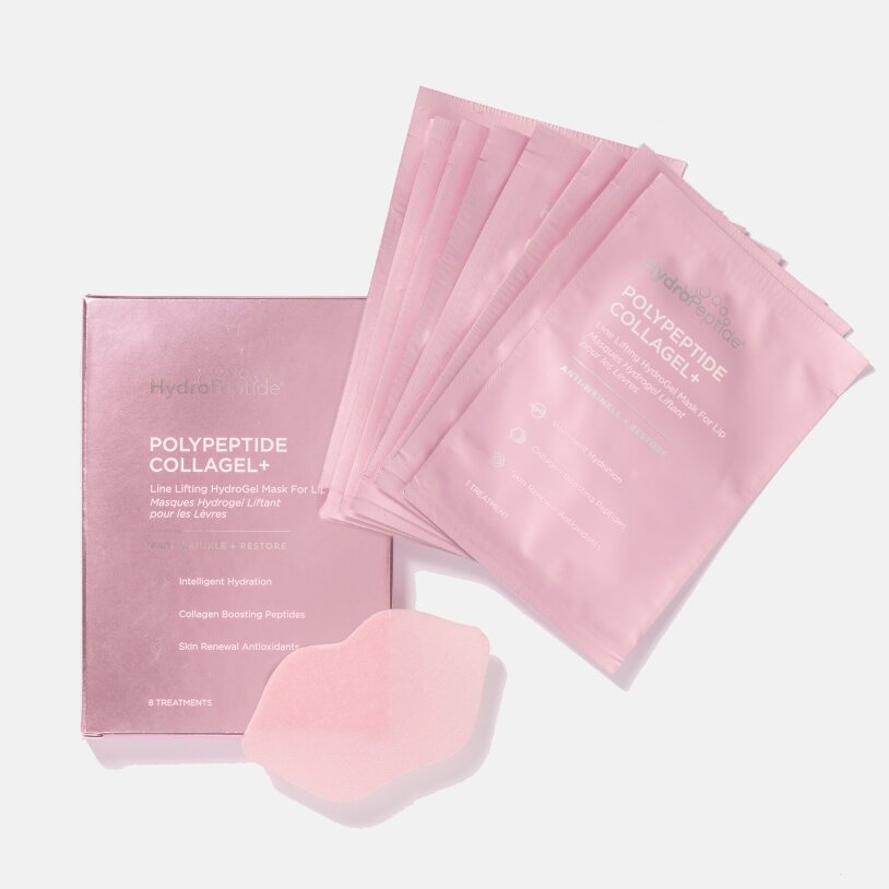 HydroPeptide PolyPeptide Collagel+ Lip Mask Гідрогелева ліфтинг-маска для губ — Photo 4