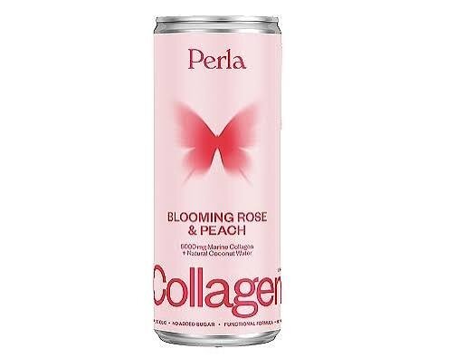 PERLA HELSA Collagen Drink x4 шт.Функціональний напій зі смаком троянди та персика, 4 шт — Photo 2