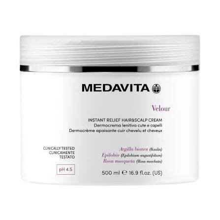 Medavita Instant Relief Hair &amp; Scalp Cream Дермокрем для шкіри голови та волосся Миттєве заспокоєння, 500 мл — Photo 2