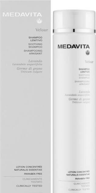 Medavita Velour Shampoo Lenitivo Заспокійливий шампунь для чутливої шкіри голови, 250 мл — Photo 2