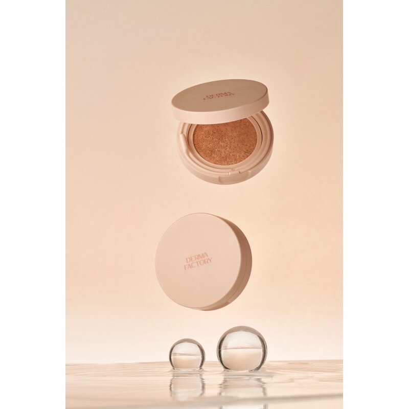 Derma Factory Vegan Collagen Cushion Зволожуючий та розгладжуючий кушон з тональним ефектом, 23тон — Photo 8