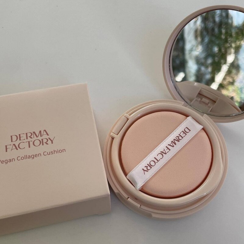 Derma Factory Vegan Collagen Cushion Зволожуючий та розгладжуючий кушон з тональним ефектом, 23тон — Photo 9