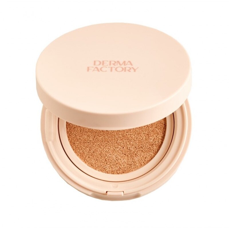 Derma Factory Vegan Collagen Cushion Зволожуючий та розгладжуючий кушон з тональним ефектом, 23тон — Photo 2