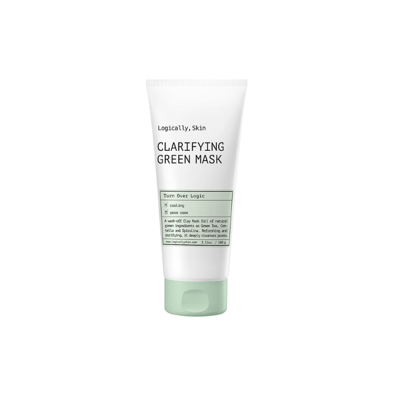 Logically, Skin Clarifying Green Mask Очищувальна маска з глиною та спіруліною, 100мл — Photo 2