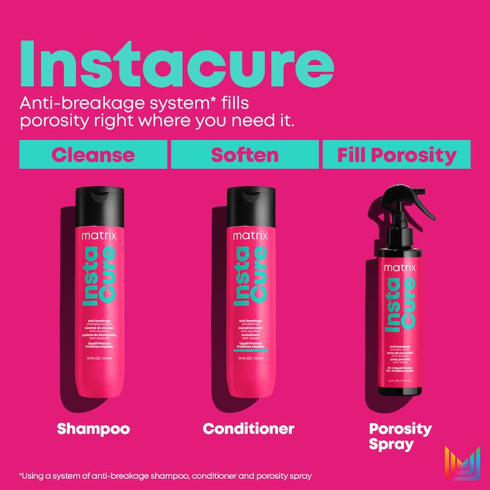 MATRIX TOTAL RESULTS INSTA CURE Незмивний засіб-догляд проти ламкості для пошкодженого волосся, 150 мл — Photo 4