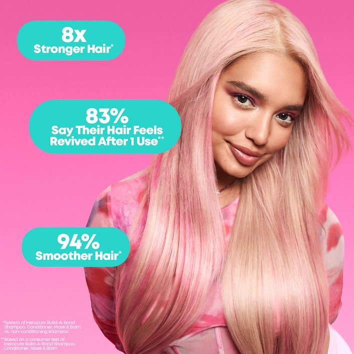 MATRIX TOTAL RESULTS INSTA CURE BUILD A BOND MIGHTY BONDS SHAMPOO Шампунь для дуже пошкодженого волосся, 300 мл — Photo 5