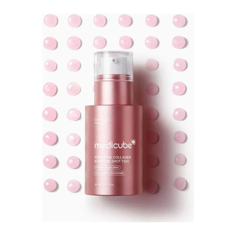 Medicube PDNR Pink Collagen Exosome Shot 7500 Регенеруюча сироватка з полінуклеотидами, екзосомами та спікулами, 30 мл — Photo 3