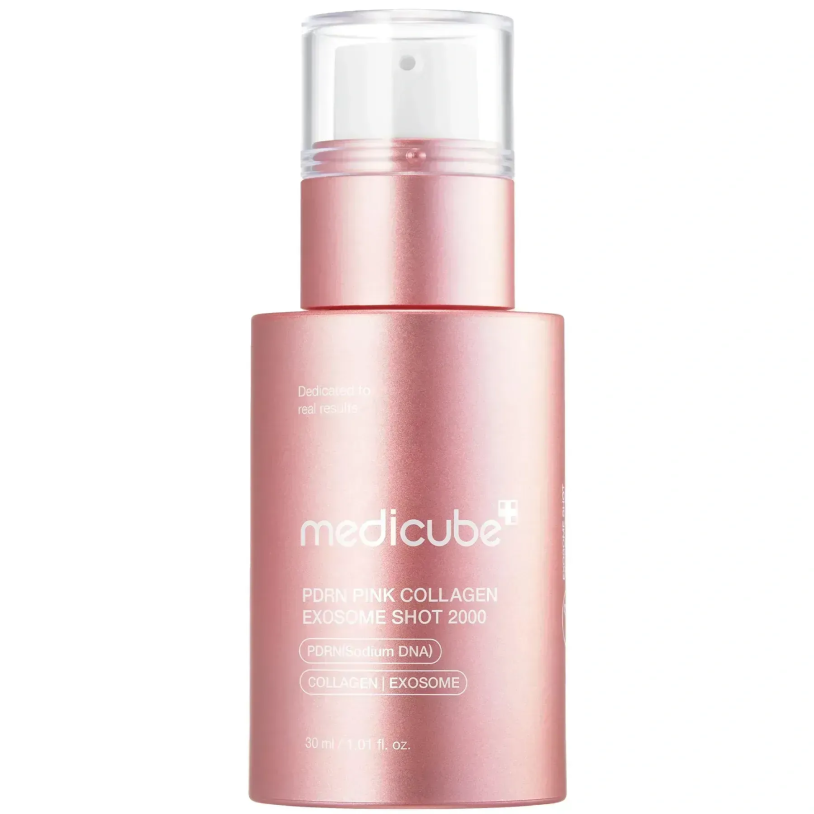 Medicube PDNR Pink Collagen Exosome Shot 7500 Регенеруюча сироватка з полінуклеотидами, екзосомами та спікулами, 30 мл — Photo 2