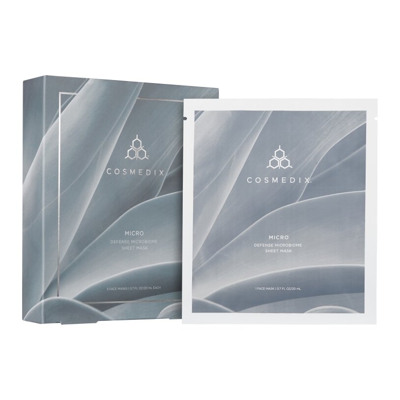 COSMEDIX Micro Defense Microbiome Sheet Masks Відновлююча маска з пребіотиками 5 шт * 20 мл — Photo 2