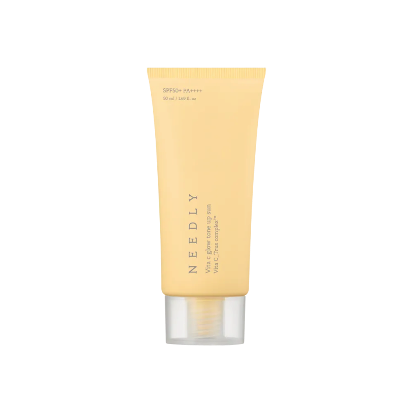 Needly Vita C Glow Tone Up Sun SPF 50+ PA++++ Сонцезахисний крем з ефектом освітлення та сяйва, 50мл — Photo 2