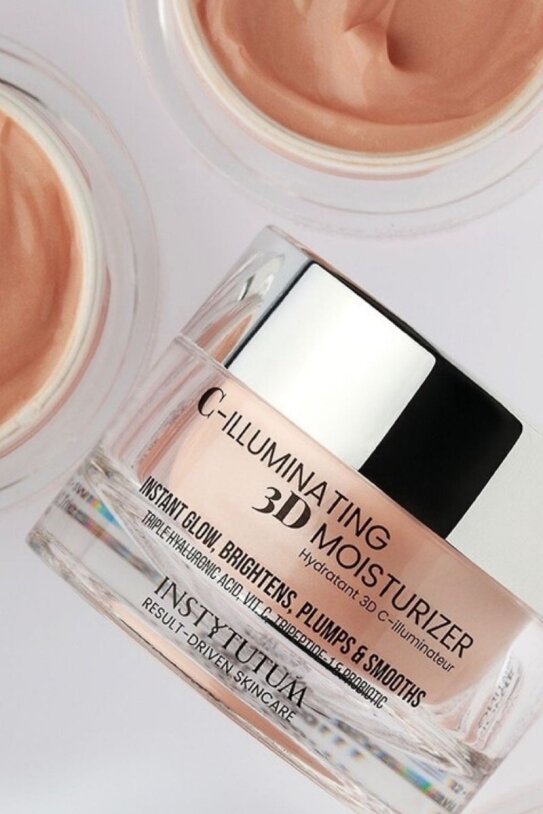 Instytutum C-Illuminating 3D Moisturizer Мініатюра зволожуючого крему з ефектом сяяння, 15мл — Photo 4