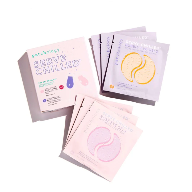 Patchology Набір для перезавантаження Serve Chilled Eye Gel Party Kit — Photo 3